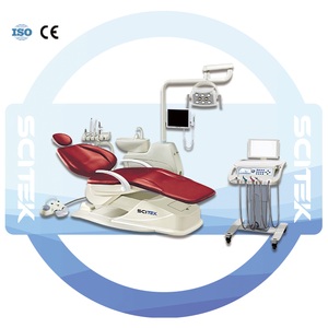 Sillón Dental Eléctrico SCITEK con Sistema de Control de Sensor de Filtro de Descarga Automática del Escupidera para Clínicas Dentales - Product Image 5