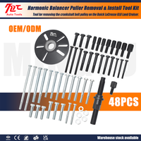 Kit d'outils de réparation automobile 48 pièces pour démontage et installation de balanciers harmoniques en acier pour voitures Buick Regal, Lacrosse, GL8, Firstland