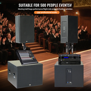 Hệ thống âm thanh loa toàn dải chuyên nghiệp thụ động chủ động 15 inch, loa siêu trầm 18 inch cho sân khấu ngoài trời, quán bar, tiệc tùng DJ - Product Image 5