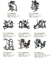 Machine à rangée basse pour Gym Fitness Lat Pulldown Bar Équipement chargé pour l'entraînement Lat Pull Down