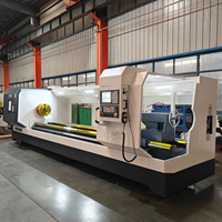 Tour CNC à double mandrin CK6185-3000, machine-outil entièrement automatique, approvisionnement direct du fabricant.