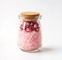 Sel de Bain Epsom Brineblum avec Bourgeons de Rose Séchés et Huile Essentielle Naturelle, Sel de Bain Premium pour Spa à Domicile pour la Relaxation Corporelle