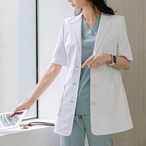 Batas de Laboratorio Médicas de Alta Calidad al por Mayor, de Manga Corta y Larga, Uniformes para Doctores y Enfermeras, Personalizables - Product Image 1