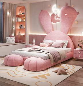 <span class=keywords><strong>Lit</strong></span> d'enfant fille <span class=keywords><strong>lit</strong></span> de princesse en bois massif <span class=keywords><strong>petit</strong></span> garçon chambre simple lapin <span class=keywords><strong>lit</strong></span> en tissu - Product Image 3