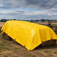 Bâche en vinyle renforcée anti-UV et anti-corrosion pour l'agriculture, avec œillets, pour couverture extérieure