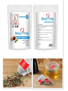 3G * 14teabags ชาเขียวสมุนไพรจีนออร์แกนิกลดน้ำหนักธรรมชาติ14วันผอมและพอดีกับชา - Product Image 2