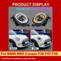 Phares à double projecteur J ONE pour BMW MINI Cooper F56 F57 F58 2014-2024, mise à niveau retrofit, plug and play, paire