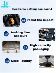 Composés d'enrobage époxy à deux composants dureté 85 résines adhésif époxy pour enrobage époxy mastic colle pour composant électronique