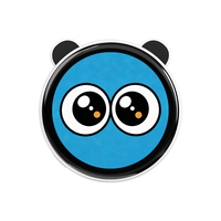 Badge intelligent magnétique de 1,85 pouce, étiquette nominative numérique, Bluetooth 5.4, affichage dynamique, alternative à l'encre électronique, badge d'identification vidéo, style NFC, GIF MP4