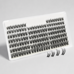 Extensiones de Pestañas Spider Lash Clusters, Naturales, Curvatura CC, Hechas a Mano, 10-16MM, Cruelty Free, 160 Piezas - Product Image 5