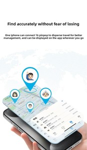 实时全球定位系统智能航空标签跟踪器4G WiFi塑料标签定位装置宠物老年患者儿童和成人 - Product Image 3