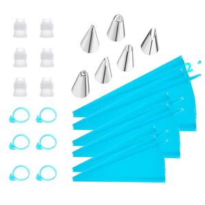 Juego de boquillas para repostería de acero inoxidable para <span class=keywords><strong>Amazon</strong></span>, bolsa <span class=keywords><strong>desechable</strong></span> para decoración de pasteles con herramienta para exprimir crema, herramienta para hornear con forma de número - Product Image 4