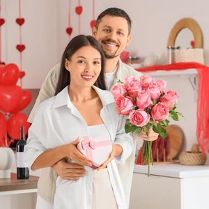 Fiori Artificiali Realistici in Seta, <span class=keywords><strong>Rose</strong></span> Finte in PE per Bouquet da Sposa, Decorazione Casa e <span class=keywords><strong>Giardino</strong></span>, Fornitura all'Ingrosso Personalizzata OEM - Product Image 4