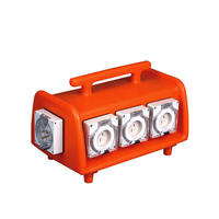 Boîte de distribution de prises étanche pour extérieur, mobile, portable, combinée