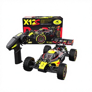 Voiture RC Brushless RLAARLO X12S 1/12 4x4, Buggy RC RTR, Camion Haute Vitesse 90KM/H, Châssis en Plastique, Câble USB, Portée 350m - Product Image 3