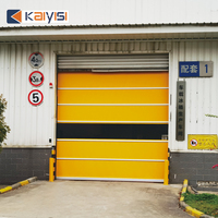 Porte à enroulement à grande vitesse en PVC anti-poussière, cadre en acier galvanisé, personnalisation complète en termes de taille et de couleur