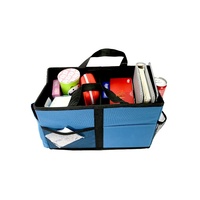 Organisateur de coffre de voiture pliable en tissu Oxford avec bac de rangement pour hayon et logo, fabriqué en Chine