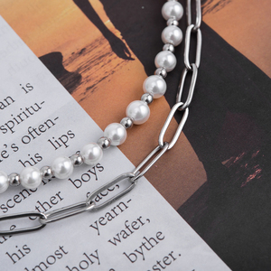 Cadena de Capas Personalizada para Mujer, Regalos para Chicas, Joyería de Acero Inoxidable con Dijes, Joyería con Cuentas para Aniversario - Product Image 5
