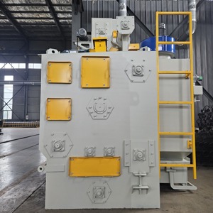 Machine de sablage automatique à bande à ressorts pour billes <span class=keywords><strong>d</strong></span>'acier, contrôlée par PLC, haute productivité, longue durée de vie, pour <span class=keywords><strong>la</strong></span> <span class=keywords><strong>d</strong></span>écapage de <span class=keywords><strong>la</strong></span> rouille - Product Image 6