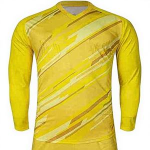 Conjuntos de Uniformes de Portero de Fútbol para Hombre, Transpirables, Estampados, de Verano, Manga Larga, para Entrenamiento de Fútbol, Venta al Por Mayor - Product Image 1