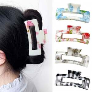 Juego de Pinzas de Pelo Rectangulares Hechas a Mano con Diseño de Frutas, Estilo Lindo, Pinzas de Pelo con Estampado Personalizado de Cerezas para Mujer - Product Image 3