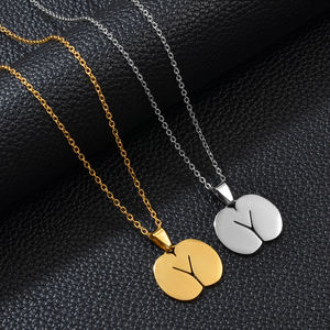 Collar con Colgante de Bandera de Seychelles Africana con Diseño de Coco de Mer y Corazón, Joyería # 565062 - Product Image 5