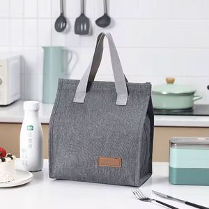Nueva Bolsa Térmica Portátil de Tela Oxford para Estudiantes, Uso Diario, Almuerzo, Picnic, Bolsa de Hielo, Compatible con Logotipo Personalizado - Product Image 6
