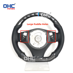USA STOCK Real Carbon Fiber <strong>Steering</strong> <strong>Wheel</strong> for <strong>Bmw</strong> M3 E90 E93 E92 E91 328i 335i <strong>135i</strong> <strong>Steering</strong> <strong>Wheel</strong> with Paddle Holes Ohc - Product Image 3