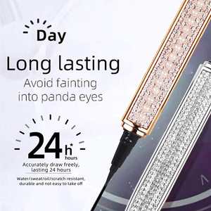 قلم كحل Colle fu Ils ذاتي اللصق, قلم كحل 2 في 1 من مستحضرات التجميل ، مضاد للماء - Product Image 2