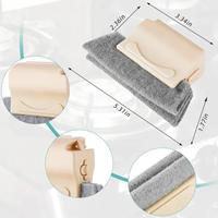 SEQ outils ménagers durables porte écart sale grattoir nettoyant fenêtre rainure brosse de nettoyage
