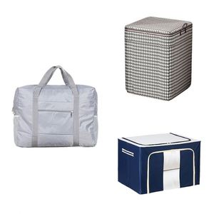 Bolsa de Almacenamiento Plegable de Tela No Tejida de Algodón para Ropa, Organizador de Armario, Caja a Prueba de Polvo y Humedad, Bolsa de Mudanza - Product Image 4
