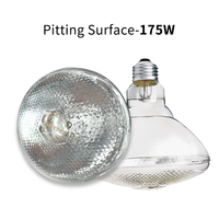 Musyder 175W Lampe chauffante infrarouge étanche pour animaux de compagnie Brooder Chicks Poultry Hatch Warming Bulb Farm Use