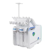 Appareil de microdermabrasion à jet d'eau 7 en 1, Hydro Jet Peeling Facial, H2O2, prise US, usage commercial, traitement de l'acné, rajeunissement de la peau