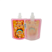 Pochette de voyage rechargeable avec bec verseur indépendant pour logo personnalisé, 30ml, 60ml, 100ml, pour emballage de lotion, crème pour les yeux, crème pour le visage, shampoing