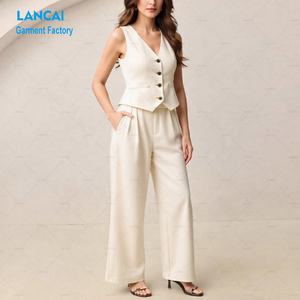 Conjuntos de <span class=keywords><strong>Dos</strong></span> <span class=keywords><strong>Piezas</strong></span> de Ropa de Trabajo Premium, Traje de Oficina Elegante para <span class=keywords><strong>Mujer</strong></span>, Chaleco y Pantalones de Vestir, <span class=keywords><strong>Conjunto</strong></span> Coordinado Personalizado para <span class=keywords><strong>Mujer</strong></span> - Product Image 5