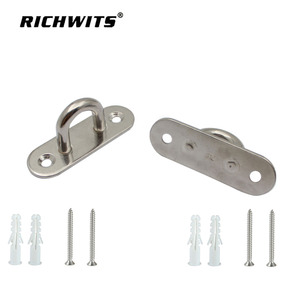 RICHWITS Anillo Colgante Ovalado de Acero Inoxidable 304 316, Gancho de Tracción para Uso Marino, Puerta, Ventilador de Techo, Saco de Arena, Luz - Product Image 5
