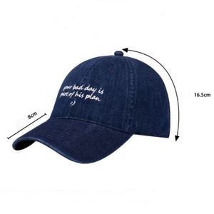 الأكثر مبيعًا قماش الدنيم الفاخر والتطريز والقطن الغسول الحمضي المخصص خمر خالص - Product Image 3