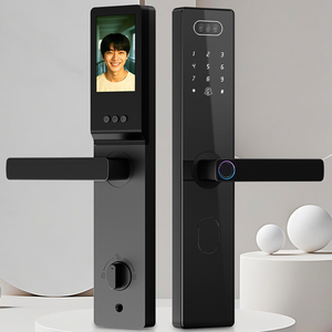 ตัวล็อกประตูอัจฉริยะทำจากอลูมิเนียมกึ่งอัตโนมัติ F10ระบบคลาวด์แอปควบคุมโดยโปรเฟส/ลายนิ้วมือ/รหัส/การ์ดปลดล็อค Wi-Fi ที่เปิดใช้งาน Tuya/TT - Product Image 2