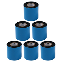 Pita Transfer Termal Kustom Wax Resin Kompatibel untuk Printer Label Panjang 300m Grosir Pabrik Pengiriman Cepat