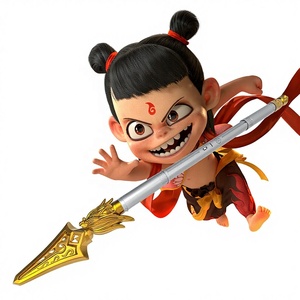 DEFA Nezha Lanza <span class=keywords><strong>de</strong></span> Fuego Extensible con Control por <span class=keywords><strong>Voz</strong></span>, Juguete <span class=keywords><strong>de</strong></span> Plástico Recargable con Sonido y Luz, Arma <span class=keywords><strong>de</strong></span> Cosplay, Juego <span class=keywords><strong>de</strong></span> Roles para Niños, Regalo <span class=keywords><strong>de</strong></span> Cumpleaños - Product Image 6