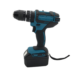 Taladro <span class=keywords><strong>Percutor</strong></span> Rotatorio Inalámbrico con Batería de Iones de Litio Industrial, Taladro Eléctrico Multifunción, Destornillador Eléctrico de 13 mm - Product Image 3