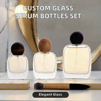 Emballages personnalisés en verre pour produits de soin de la peau, contenants pour savon liquide et sérum, flacons pulvérisateurs de 100 ml avec diffuseur à bâtonnets, nouveau design