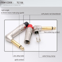 Adaptateur de convertisseur audio universel Jack 6.35mm OMTP vers CTIA avec connecteur plaqué or 2 pôles pour écouteurs