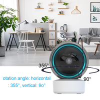 Cámara Domo Inteligente HD de 4MP, Visión Nocturna Inalámbrica, Detección de Movimiento, PTZ, Seguridad para el Hogar, Cámara IP con Conectividad Wifi