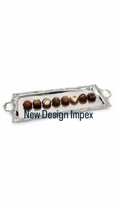 High Quality Stainless Steel Chocolate Serving <b>Tray</b> With <b>Mirror</b> Finish For Confectionery Bakery Restaurant And Party Serving - Product Image 2