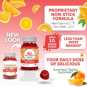 Grosir dan pengolahan OEM dari 60 gusi vitamin <span class=keywords><strong>B12</strong></span> dewasa di pabrik sumber - Product Image 3