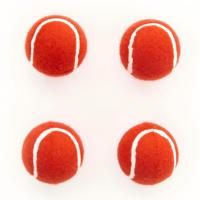 Vente directe usine – Balles de tennis blanches durables et très élastiques – Fibre chimique + Caoutchouc naturel – Diamètre 63 mm – Hauteur de rebond
