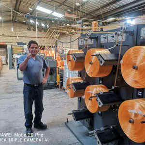 Extrudeuse utilisée pour produire la machine de production de film de déchirure à <span class=keywords><strong>plat</strong></span> en plastique en nylon synthétique Pp pour <span class=keywords><strong>corde</strong></span> et <span class=keywords><strong>filet</strong></span> - Product Image 4