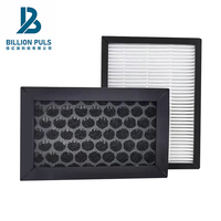 Panneau de filtre Hepa Filtre de ventilateur Odeur Enlèvement de fumée Charbon actif Filtre à air de cabine