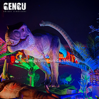 Dinosaurios Animatronic étanches de modèle de dinosaure de marche pour le spectacle d'étape